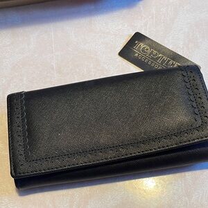 Accordion Wallet with Card Holders & Zipper Pocket NWT
